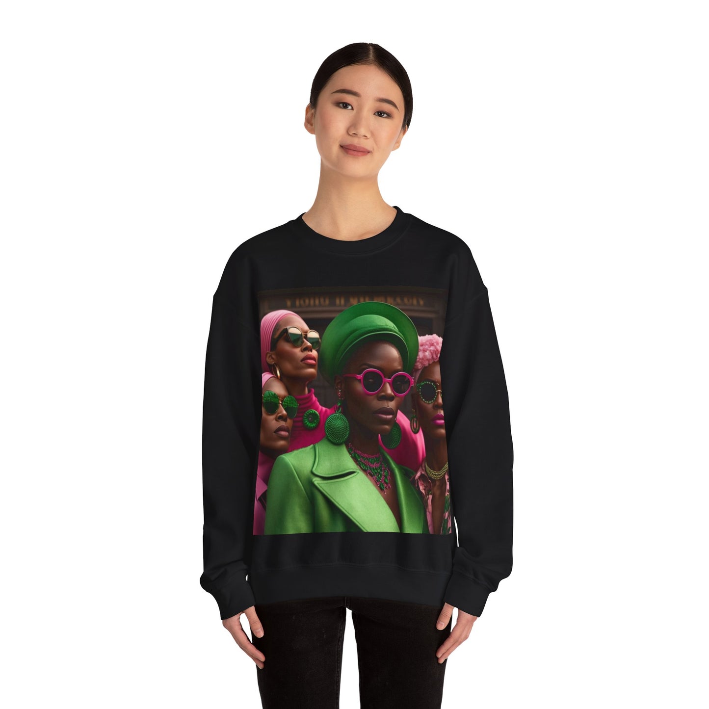 Serving Face Crewneck Sweatshirt